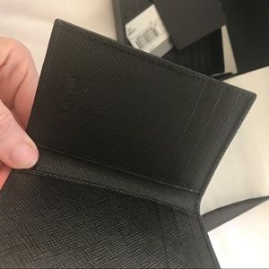 Prada Saffiano bifold wallet